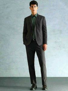 Men's Dark Gray Suit(black- charcoal)