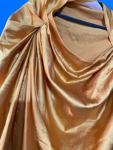 Satin Skirt With Side Slit