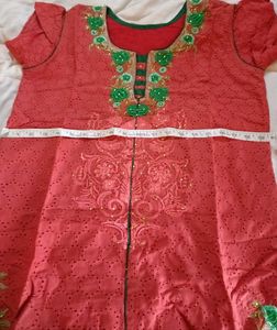 Embroidered Indian partywear Kurta