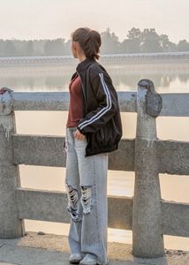 Ripped Flared Jeans