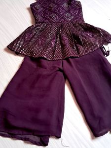 Purple Suit For Girl Baby
