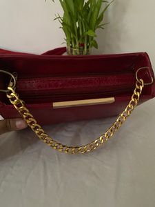 Red Baguette Bag Brand New