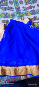 blue lehenga choli