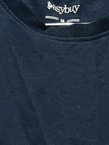 Navy Blue Basic T-Shirt
