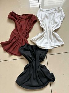 tank tops for women- black, white and brown