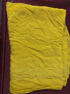 Yellow Embroidered Kurta