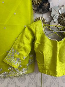 neon saree