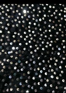 Sparkling Sequin Embellished blouse fabric