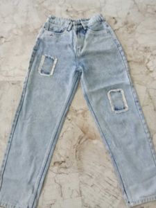 Light Wash Distressed Jeans