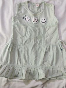 Cute Smile Face Baby Dress
