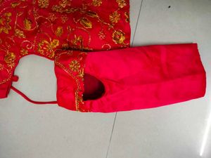 Pink Embroidered Lehenga Choli Set
