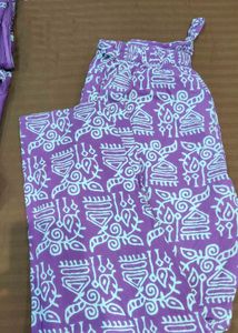 Purple Kurta with pant and duppata