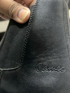 Men's Black Leather Chelsea Boots