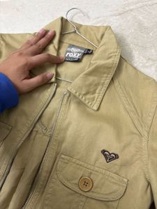 Roxy Tan Utility Jacket