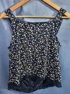 M&amp;S Floral Print Sleeveless Top