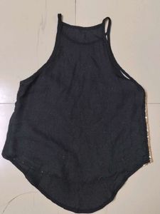 Sparkling Sequin Halter Top