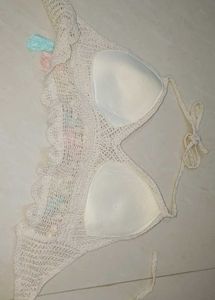 Boho Crochet Bikini Top