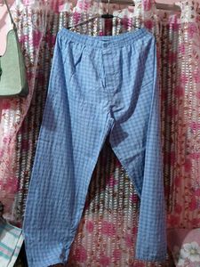 Men's Blue Checkered Pajama Pants