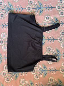 Sleek Black Crop Top