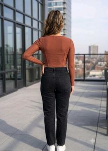 Vintage Rusty Brown Corset Top