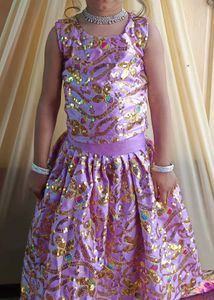 Sparkling Lavender Lehenga Choli Set