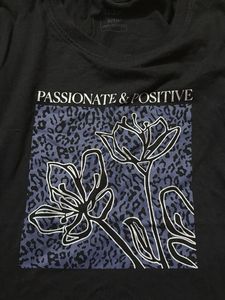 Black  Graphic Print T-Shirt