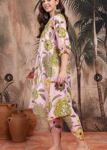 Beautiful Floral Kurta Set