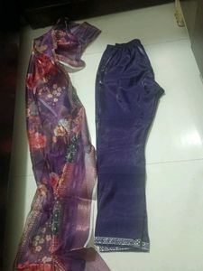 Elegant Purple Kurta Set with Dupatta