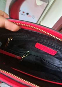 Allen Solly Red Handheld/ Sling Bag