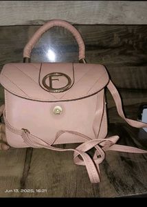 Chic Pink Top Handle Bag