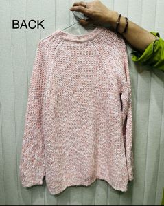 Cozy Peach Knit Sweater