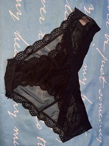 Black Lace Trimmed Panties