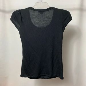 Black Y2k Style Armani Exchange Graphic Tee