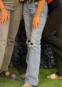 H&amp;m Bootcut blue high waist jeans