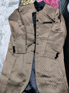 Men's Ethnic Printed Jacket 🧥🧔🌟 sherwani