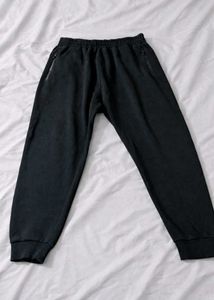 Donating Men's Black Joggers with Zippers