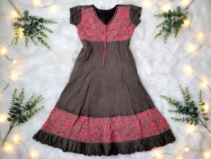 Elegant Anarkali Kurta Set with Dupatta