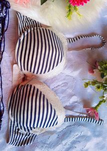 Striped Bikini Top  with beautiful brief 👍