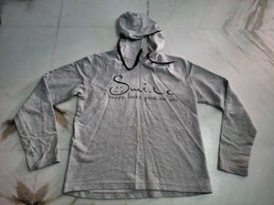 Grey Smile Hoodie