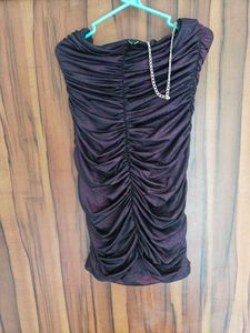 Glitter Megenta Dress
