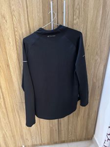 Black Zip-Up Athletic Jacket