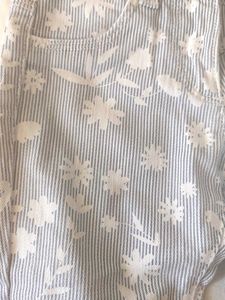 Striped Floral Pants