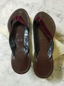 Stylish Brown Flip-Flops Burmese