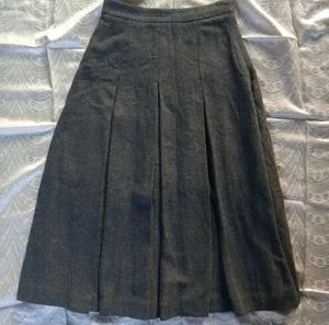 Pleated Midi Skirt