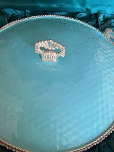 Decorative Blue Serving Tray