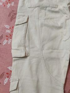 cargo white pant