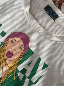 f&amp;f Friday Graphic Print Crop Top