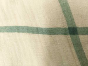 checked double cotton fabric