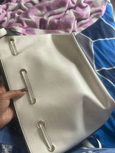 Diana Korr White Tote Bag