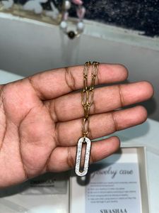 18K Gold Plated Link Necklace